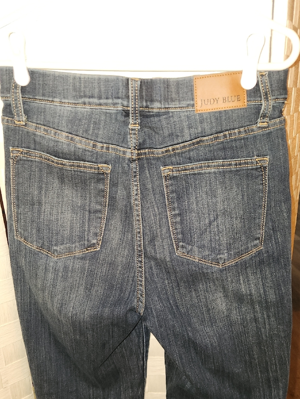 Judy Blue Pullon Bootcut Flarws Sz Jrs 9 Waist 29 - Picture 3 of 5